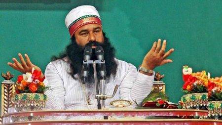 Gurmeet Ram Rahim Singh acquitted in the 2002 murder case, walks free from the courthouse